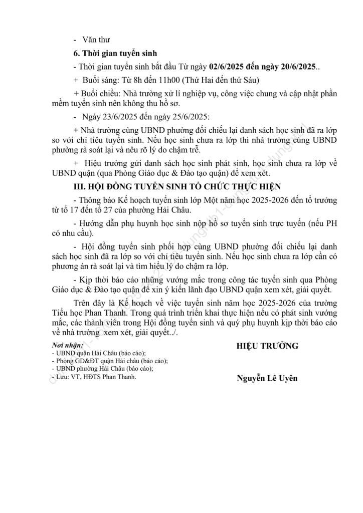 Website Trường Tiểu học Phan Thanh